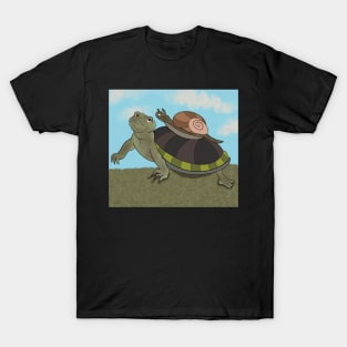 Hitch-Hiker Snail T-Shirt